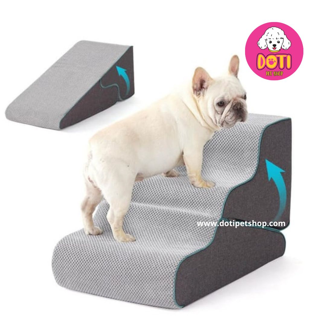 Escalera 3 Pasos Ergonómica para mascotas (2 en 1)