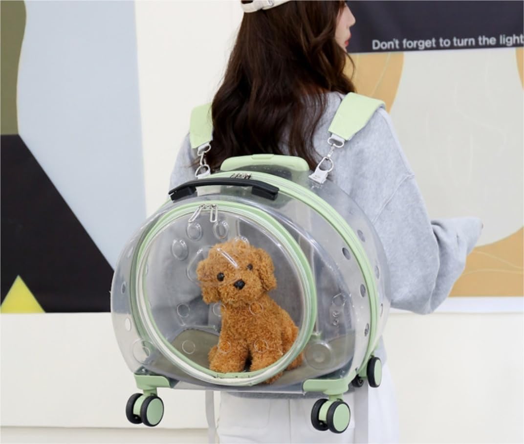 Mochila Transportador y Maleta 3 En 1 Para Mascotas