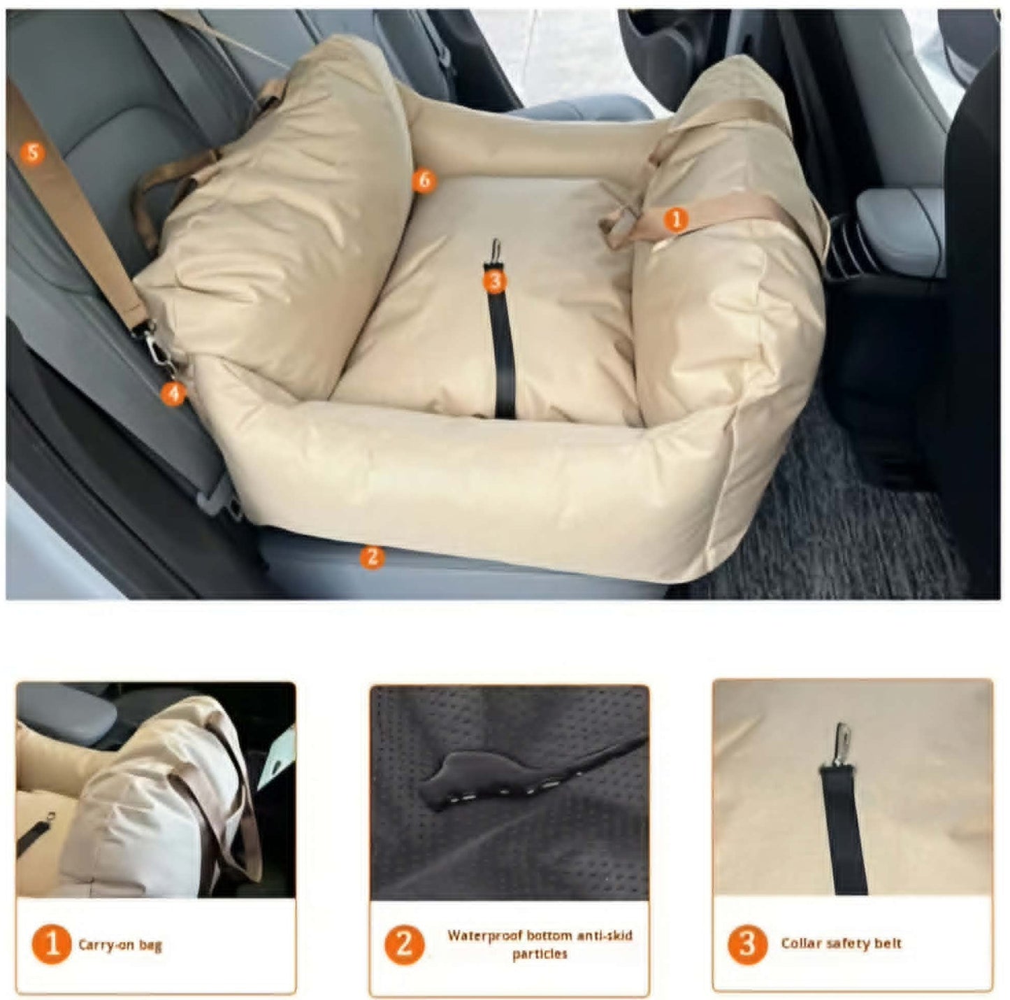 Asiento de Carro para Mascota