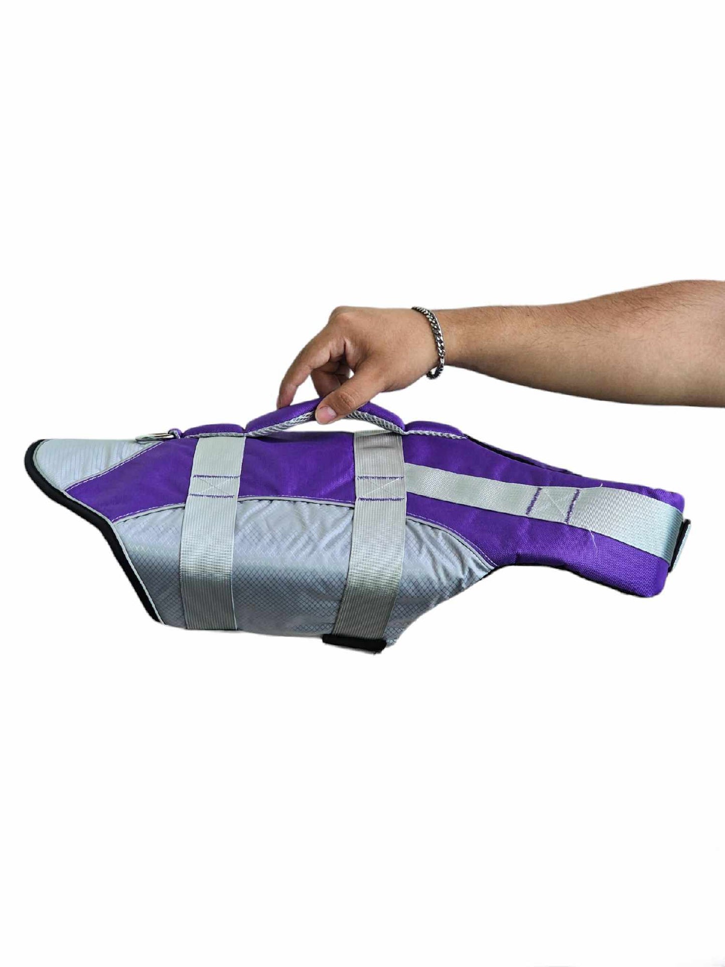 Chaleco Flotador para Perro Morado