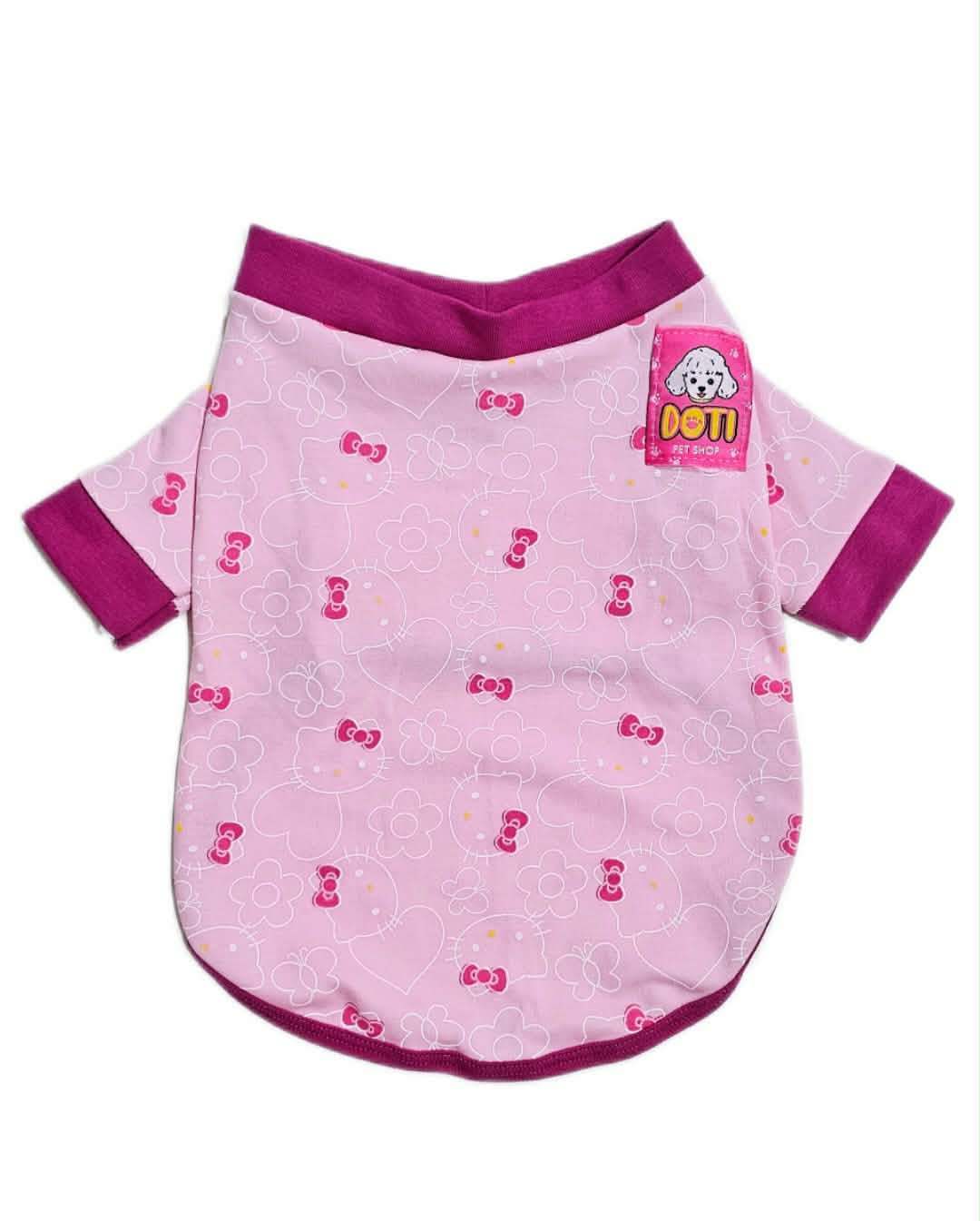 Polo Algodón Kitty Rosa