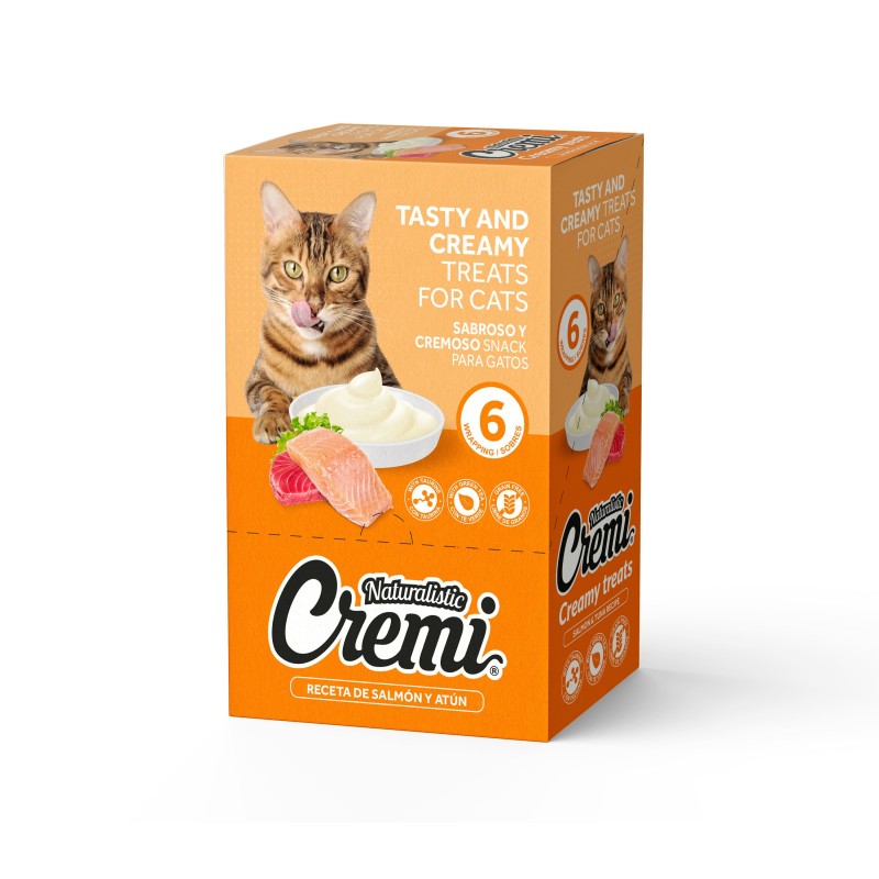 Cremi Naturalistic Salmón y Atún - Snack Cremoso