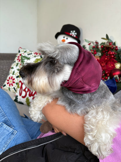 Orejera Reductores de Ruido para Mascotas Guinda