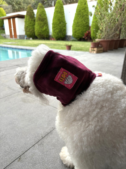 Orejera Reductores de Ruido para Mascotas Guinda