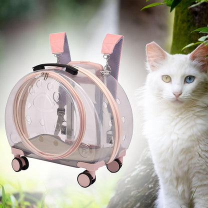 Mochila Transportador y Maleta 3 En 1 Para Mascotas