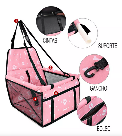 Asiento de Carro para Perros
