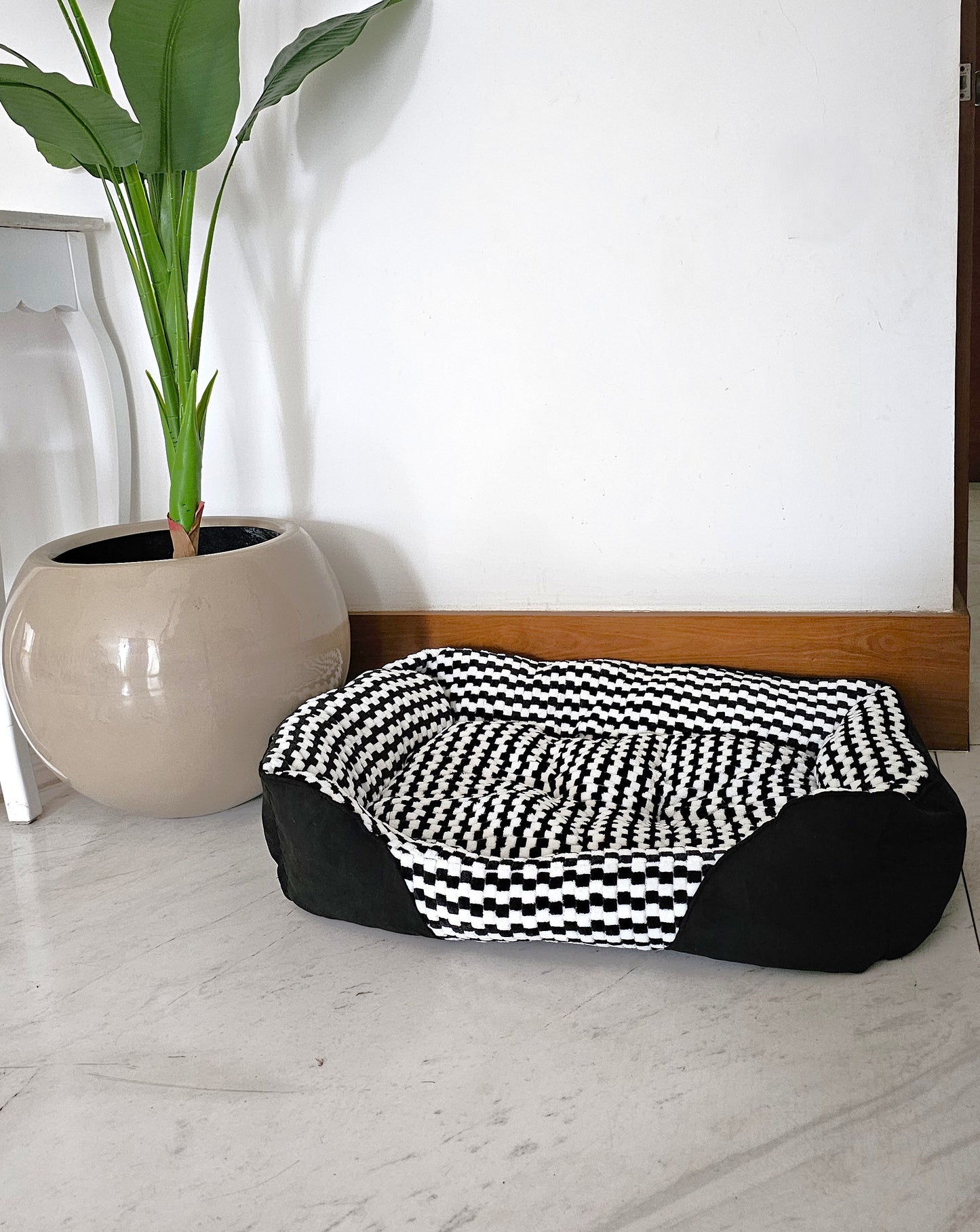 Cama Rectangular Premium para Mascotas 80 x 65 x 18 cm