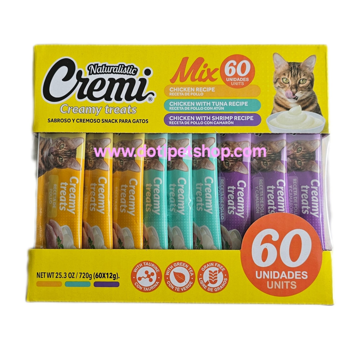 Cremi Naturalistic Box Mix 60 Unds Recetas de Pollo