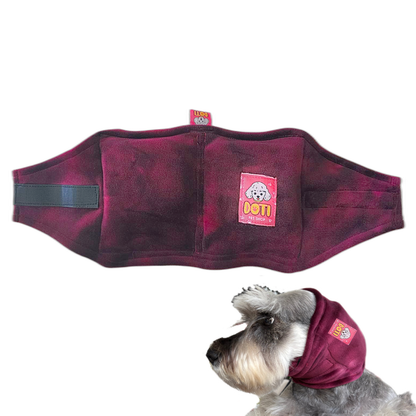 Orejera Reductores de Ruido para Mascotas Guinda