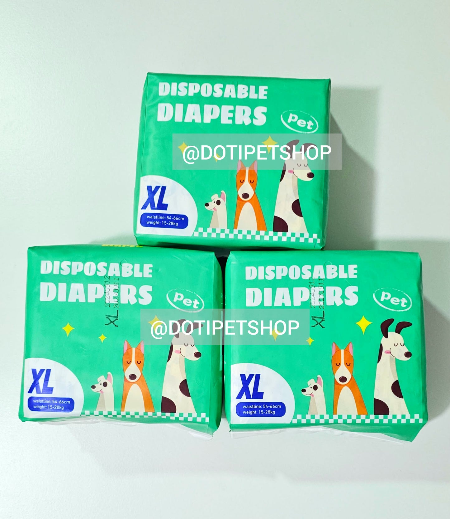 Pack x3 Pañales Macho XL