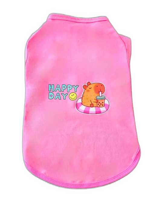 Polo algodón Capibara Rosado