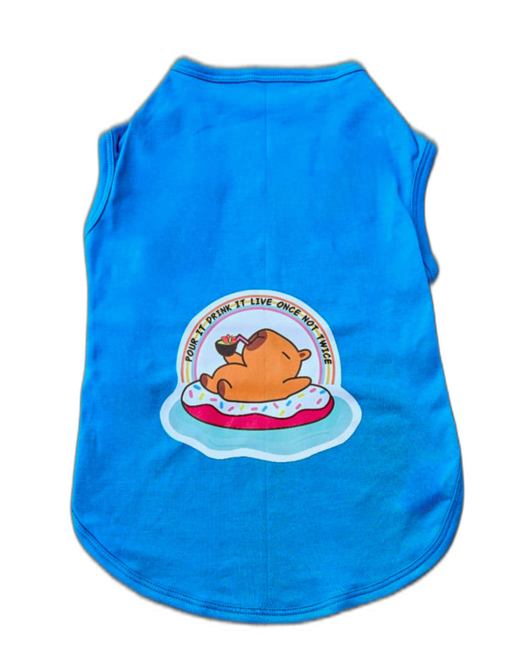 Polo Algodón Capibara Azul